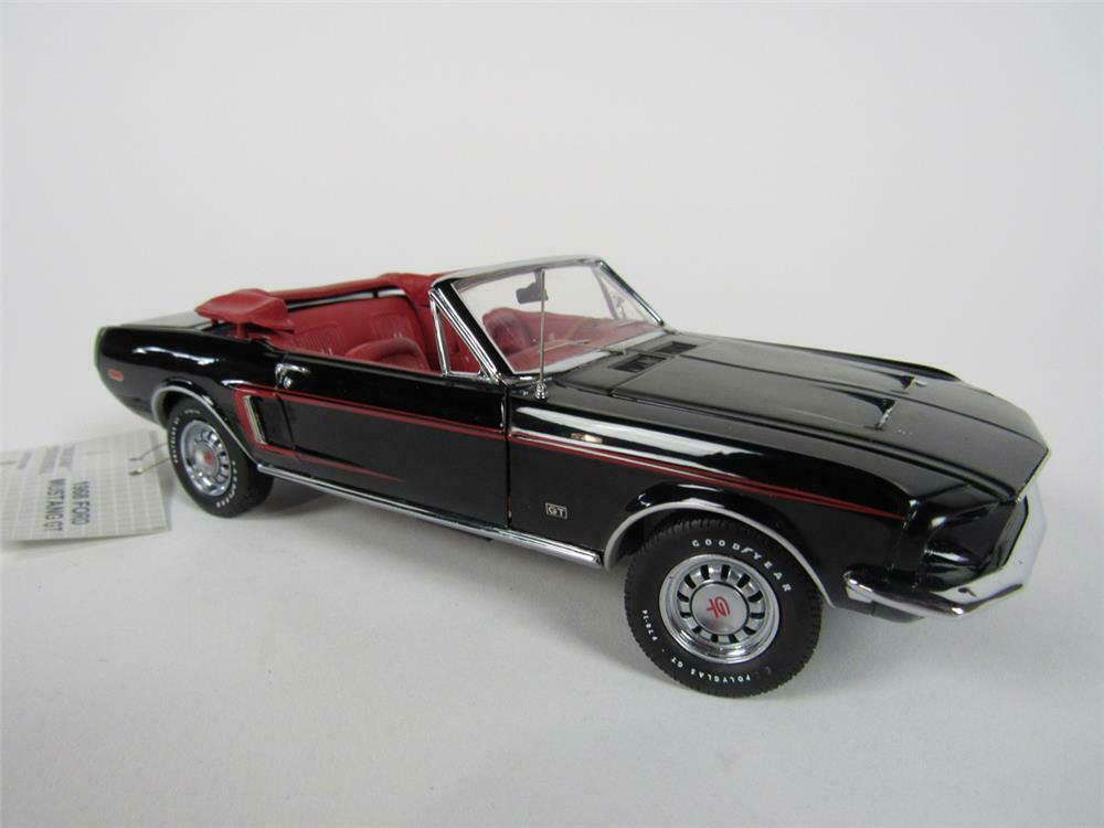 Choice 1968 Ford Mustang Gt Convertible Franklin Mint 124 Sc