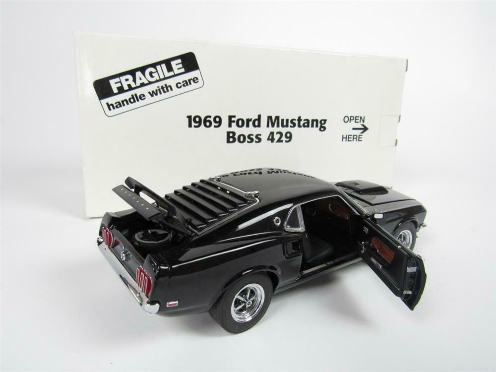 1969 Ford Mustang Black Boss 429 Snap on 1 24 Diecast Car Crown Premiums 2004 for sale online 