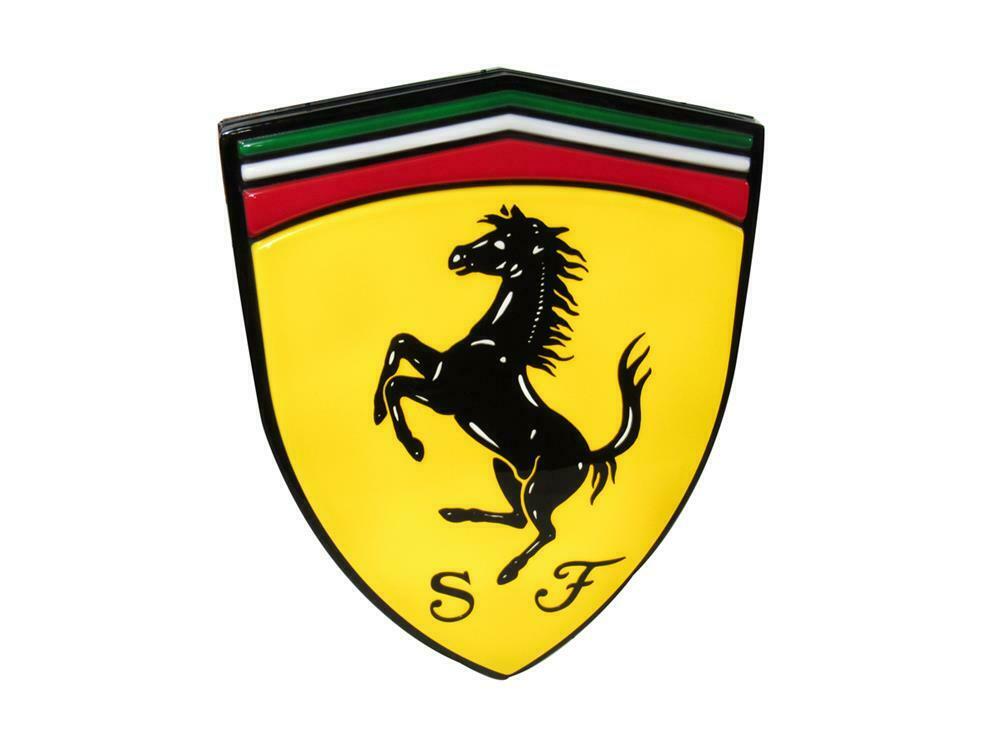 Newer Ferrari Automobiles shield-shaped single-sided light-up