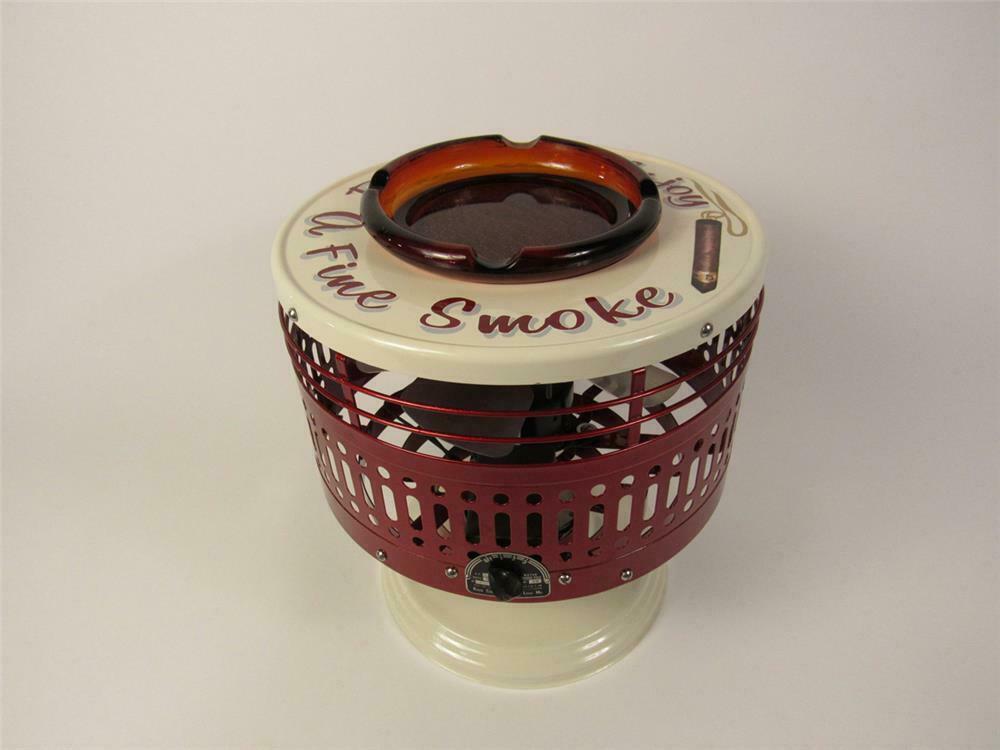 Unusual 1930s Cigar Store smoke fan ashtray by Kisco Company
