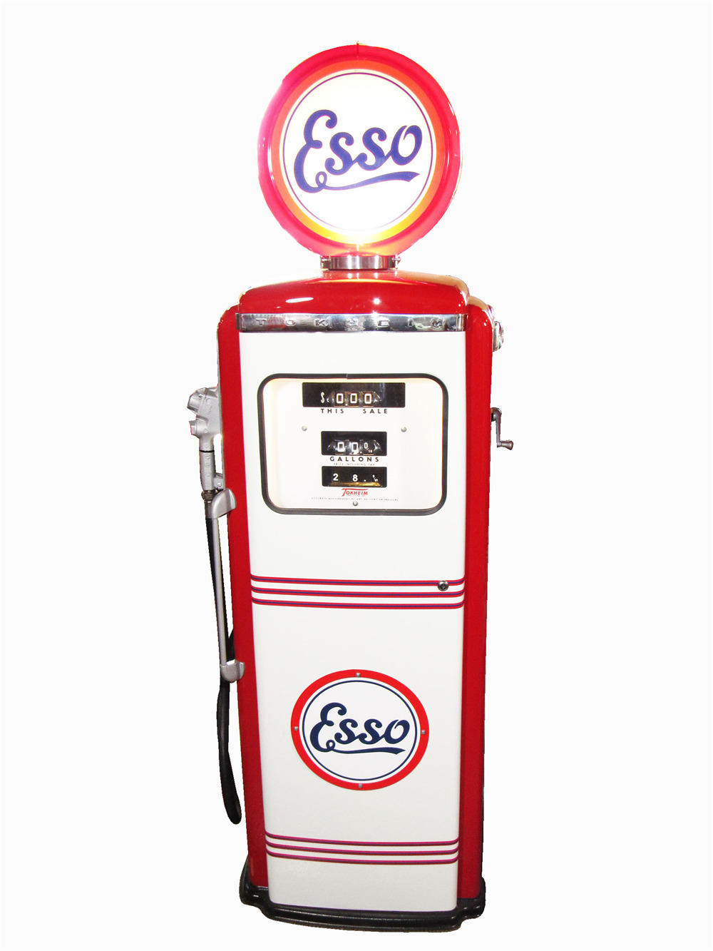 ESSO-1 24" ESSO GAS PUMP GASOLINE OIL DECAL  1926-33 