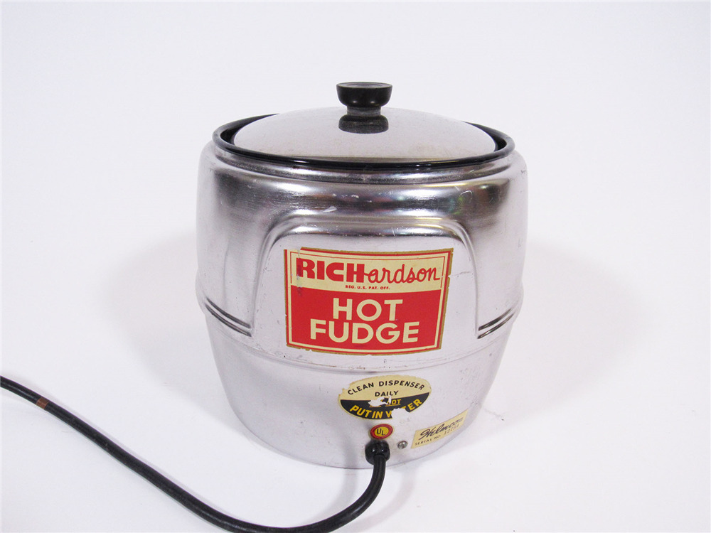 1950s Richardson Hot Fudge Soda Fountain Countertop Warmer