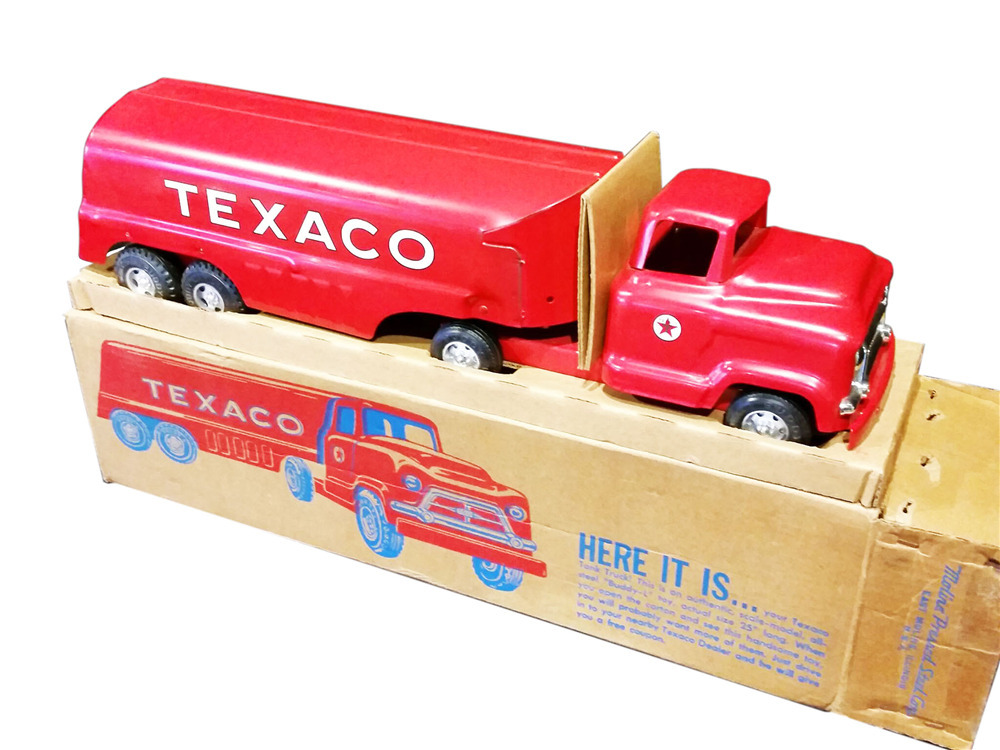 metal texaco toy truck
