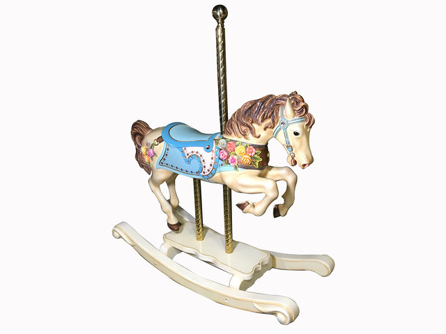 s & s wood carvers rocking horse