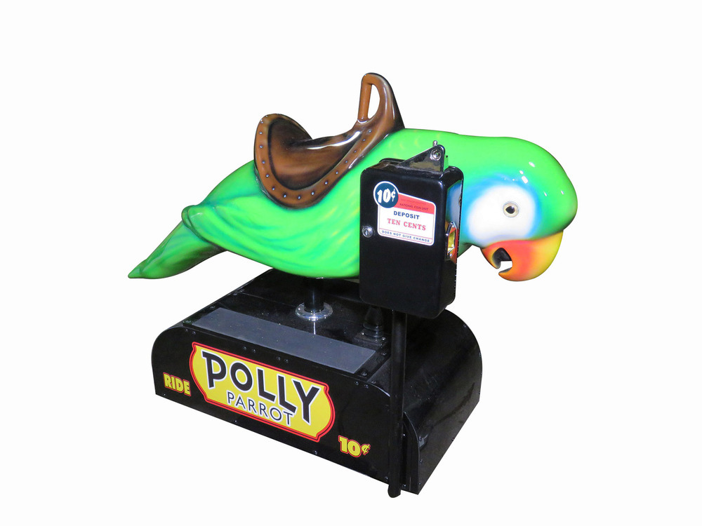 Parrot Coin Machine Incredible vintage Polly Parrot 10-cent coin-operated restore