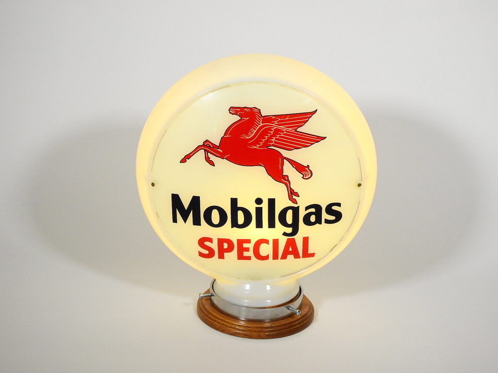 Mobilgas SPECIAL Gas Pump Globe 
