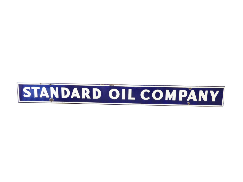 Large 1930s Standard Oil Company Porcelain Sign