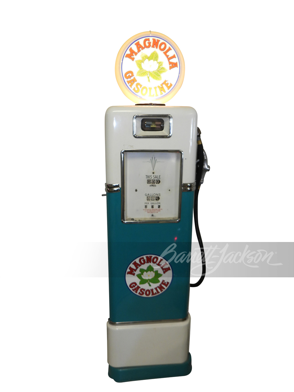 1936 MAGNOLIA OIL BOWSER MODEL 555 GAS PUMP