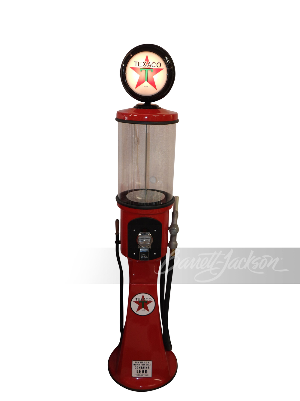 NEWER TEXACO VISIBLE-GAS-PUMP-SHAPED GUMBALL MACHINE