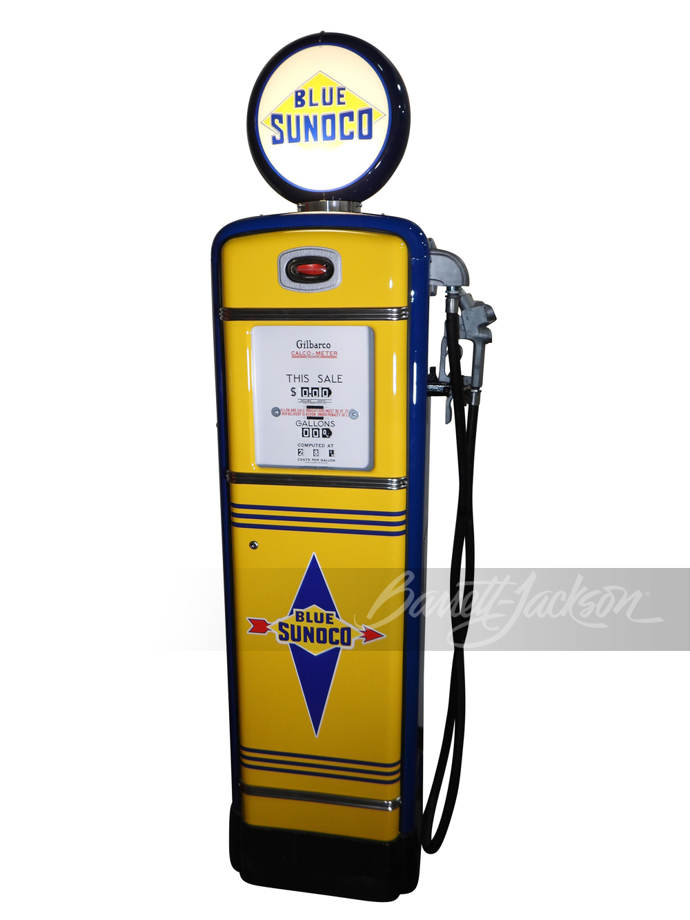 1940 SUNOCO OIL GILBARCO MODEL #96 GAS PUMP