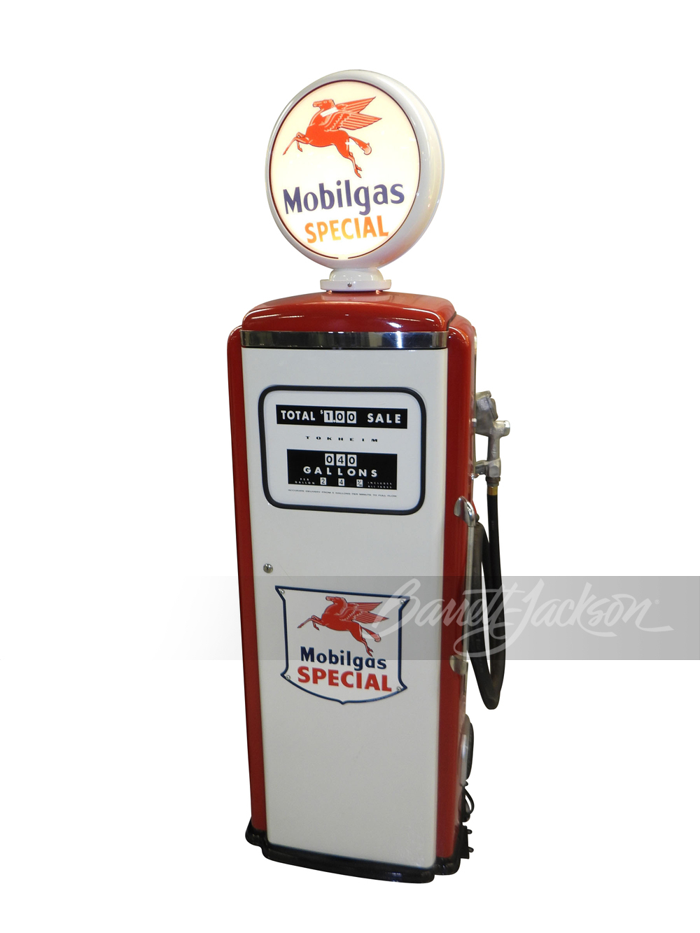 1950S MOBIL OIL TOKHEIM 300 GAS PUMP
