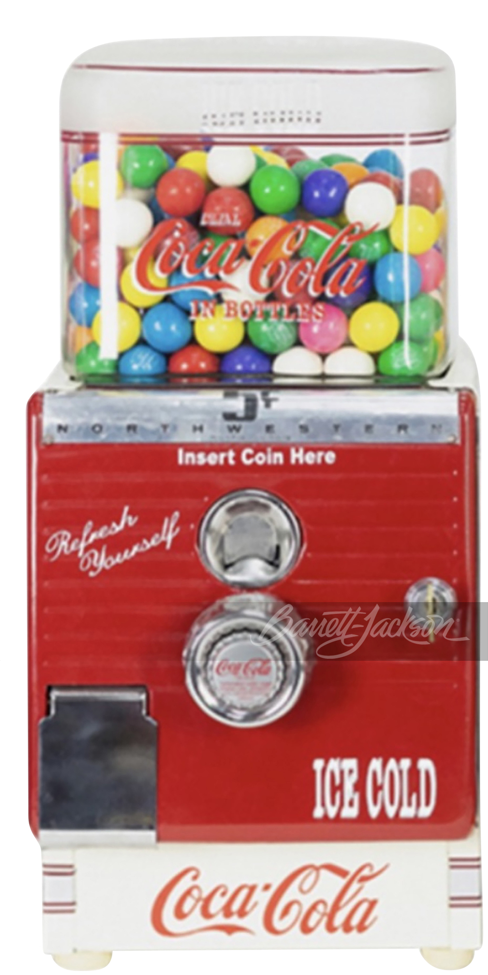 COCA-COLA THEMED NORTHWESTERN GUMBALL MACHINE