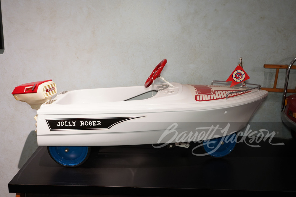 1965 JOLLY ROGER DELUXE SPEEDBOAT PEDAL CAR