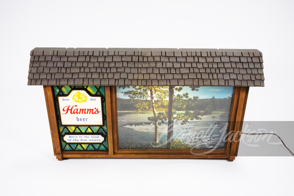 Shop O Rama Sign LATE 1950S HAMM'S BEER SCENE-O-RAMA SIGN