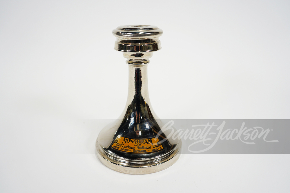 Locking Radiator Cap 1920S MONOGRAM SELF-LOCKING RADIATOR CAP STORE DISPLAY BASE