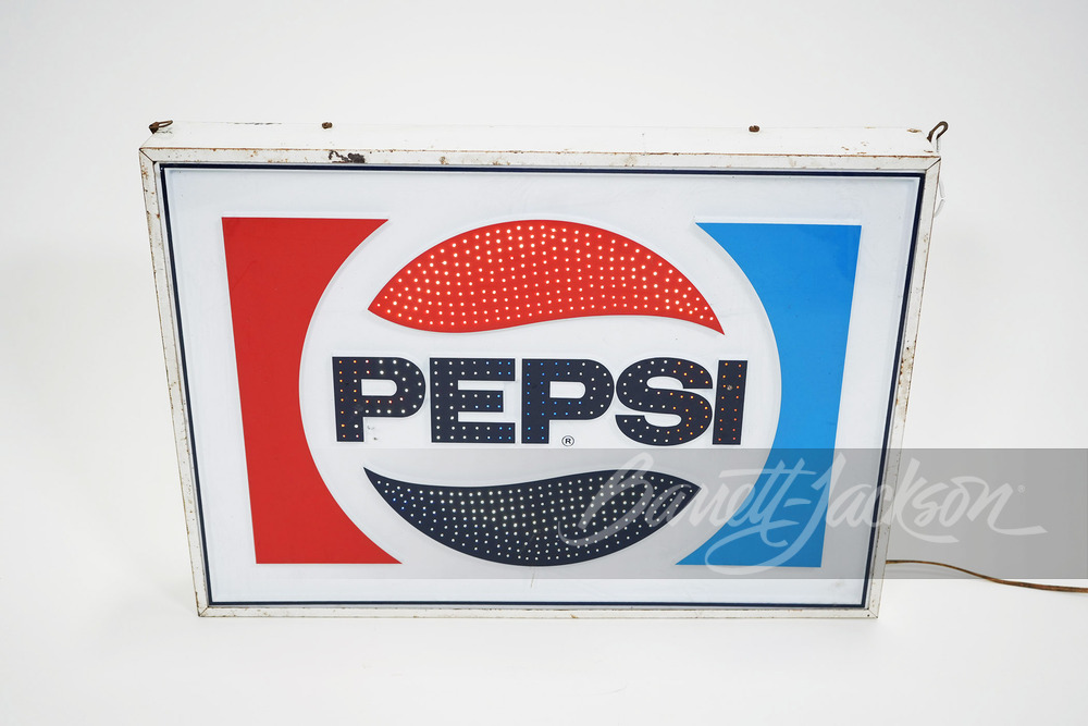 i dag Teenageår fax LATE 1970S-EARLY '80S PEPSI-COLA LIGHT-UP SIGN