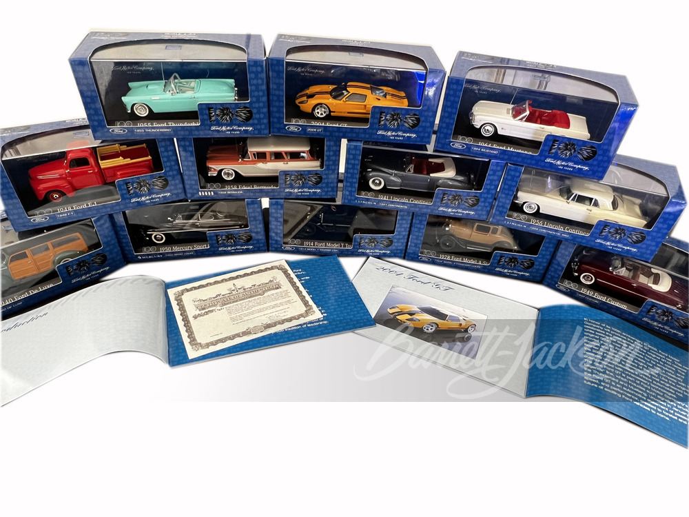 'GREATEST FORDS EVER PRODUCED' DIECAST SCALEMODEL CAR SET