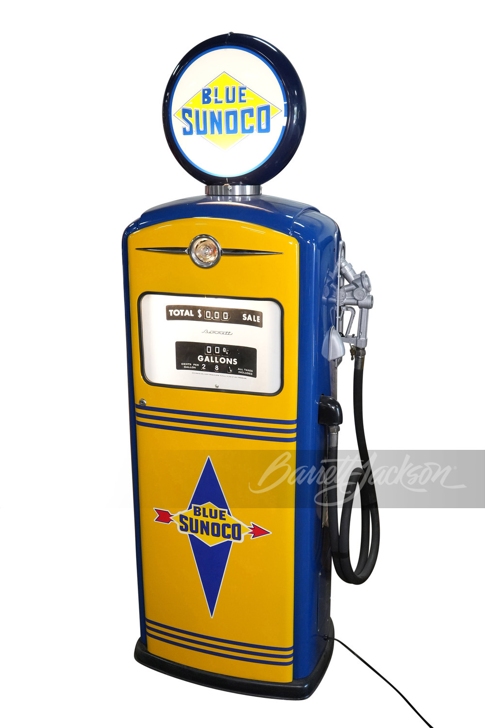 CIRCA 1948 SUNOCO OIL BENNETT MODEL #756 GAS PUMP