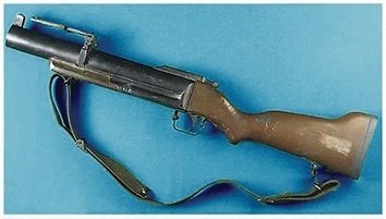 Arnold Schwarzeneggers "Terminator 2: Judgment Day" Original Prop Weapon. - Front 3/4 - 46454