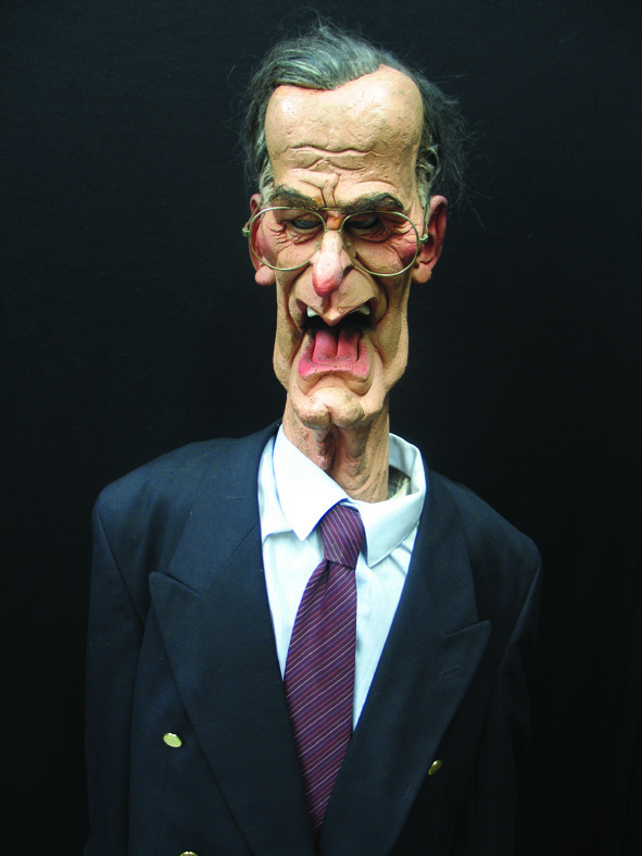George Bush Spitting Image Puppet