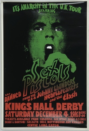 Sex Pistols Kings Hall Derby Poster 1976