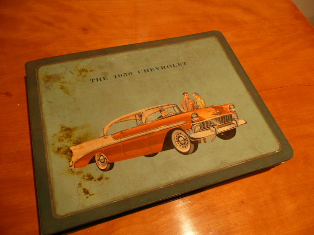 1956 Chevrolet Showroom Sales Dealership Book Containing Spec