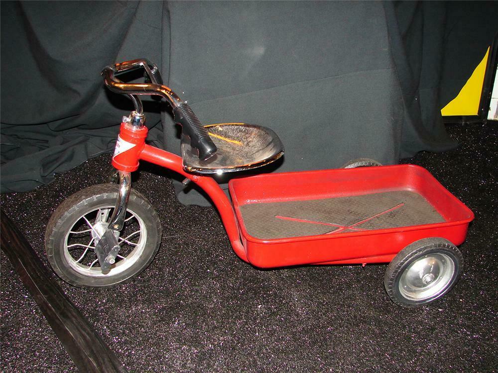 tricycle with wagon attached
