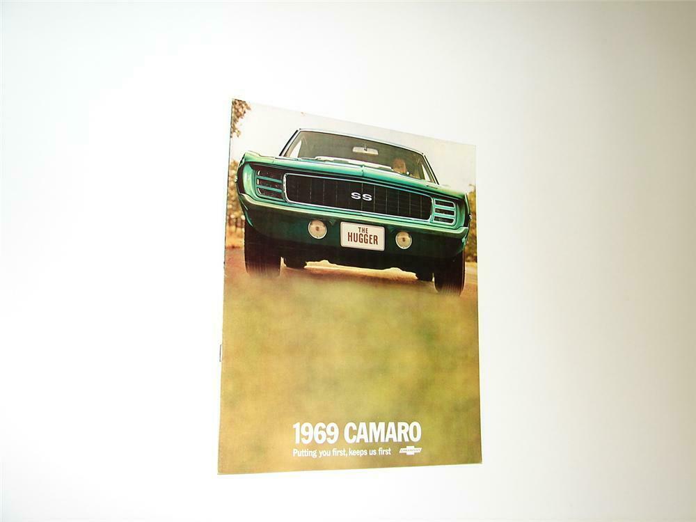 Killer N.O.S. 1969 Chevrolet Camaro 16 page oversized prestige sales
