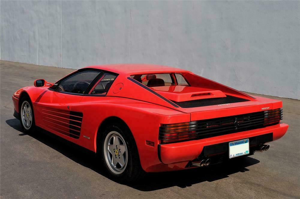 1991 FERRARI TESTAROSSA 2 DOOR COUPE - Rear 3/4 - 101607