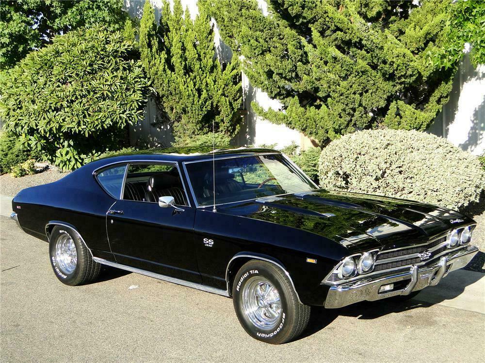 1969 CHEVROLET CHEVELLE SS 396 2 DOOR CUSTOM COUPE - Front 3/4 - 101608