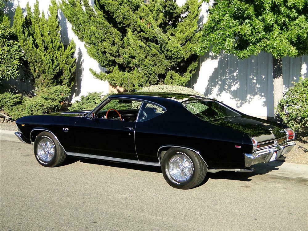 1969 CHEVROLET CHEVELLE SS 396 2 DOOR CUSTOM COUPE - Rear 3/4 - 101608