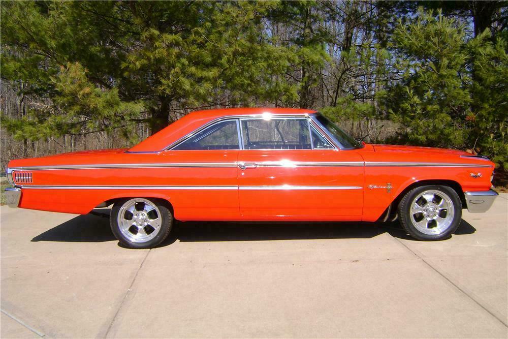 1963 FORD GALAXIE 500 2 DOOR COUPE - Side Profile - 101609
