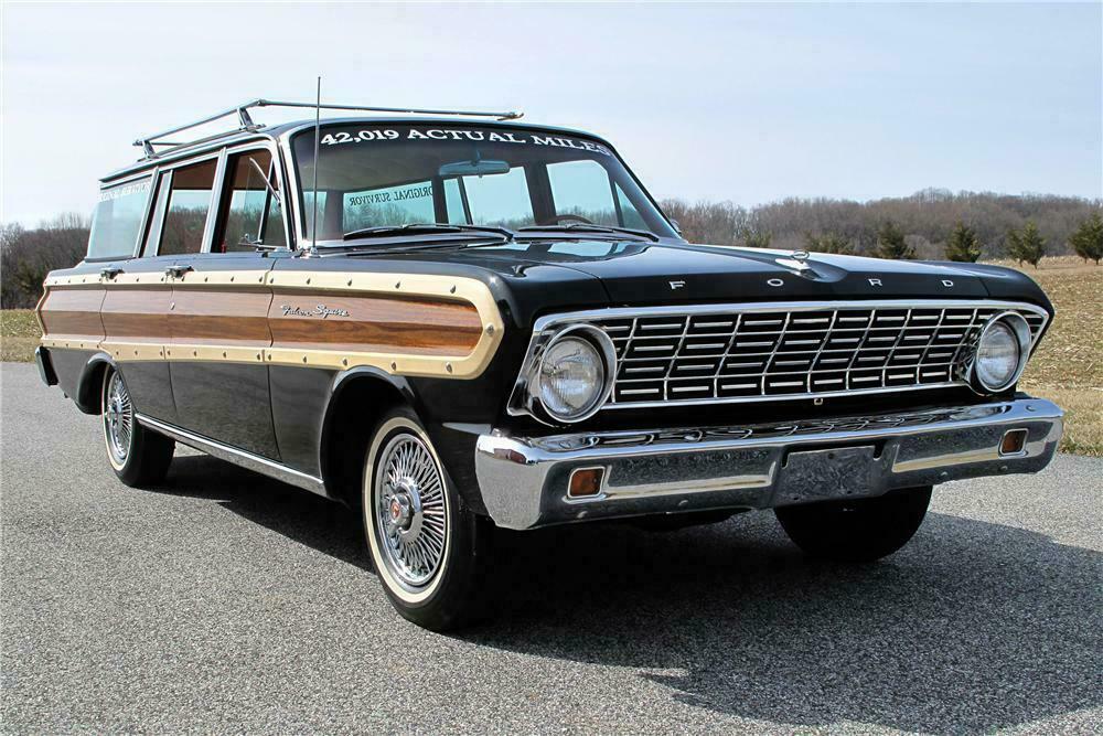 1964 FORD FALCON SQUIRE WAGON - Front 3/4 - 101720