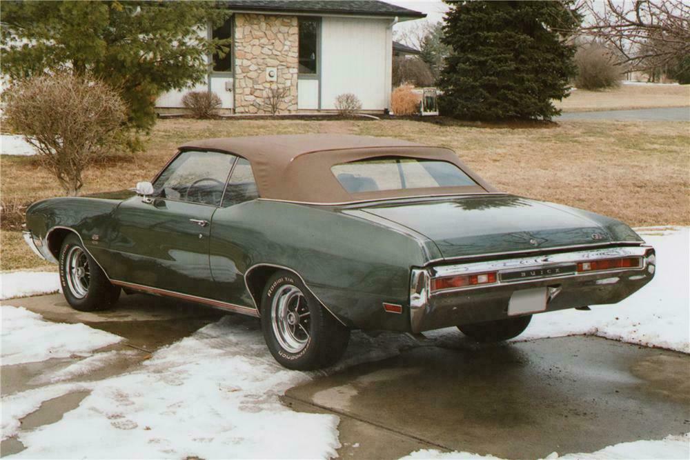 1970 BUICK GRAN SPORT CONVERTIBLE - Rear 3/4 - 101763