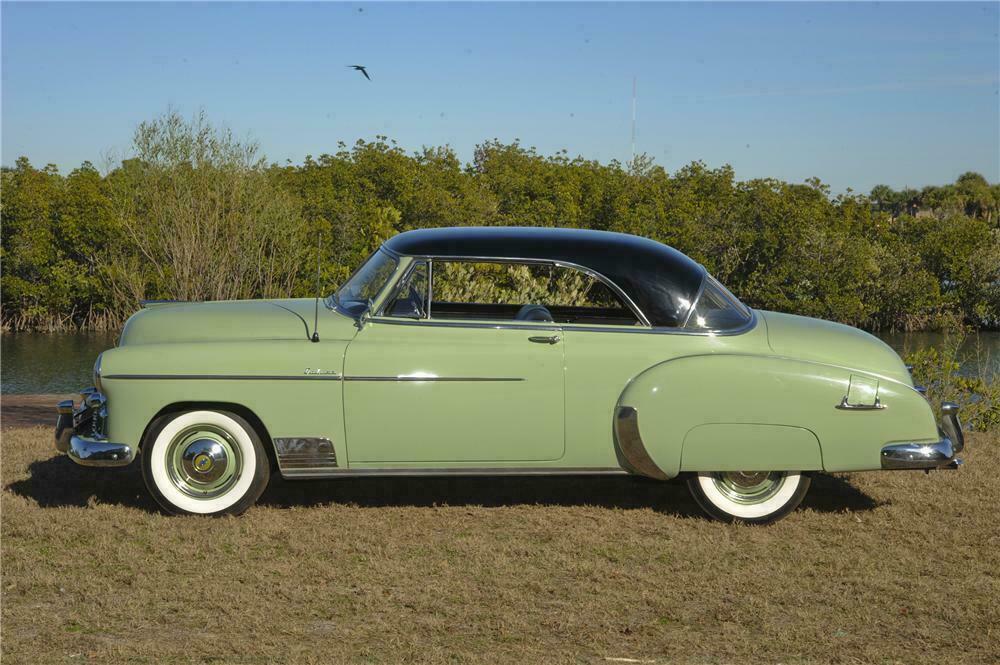 1950 CHEVROLET BEL AIR 2 DOOR HARDTOP - Side Profile - 101776