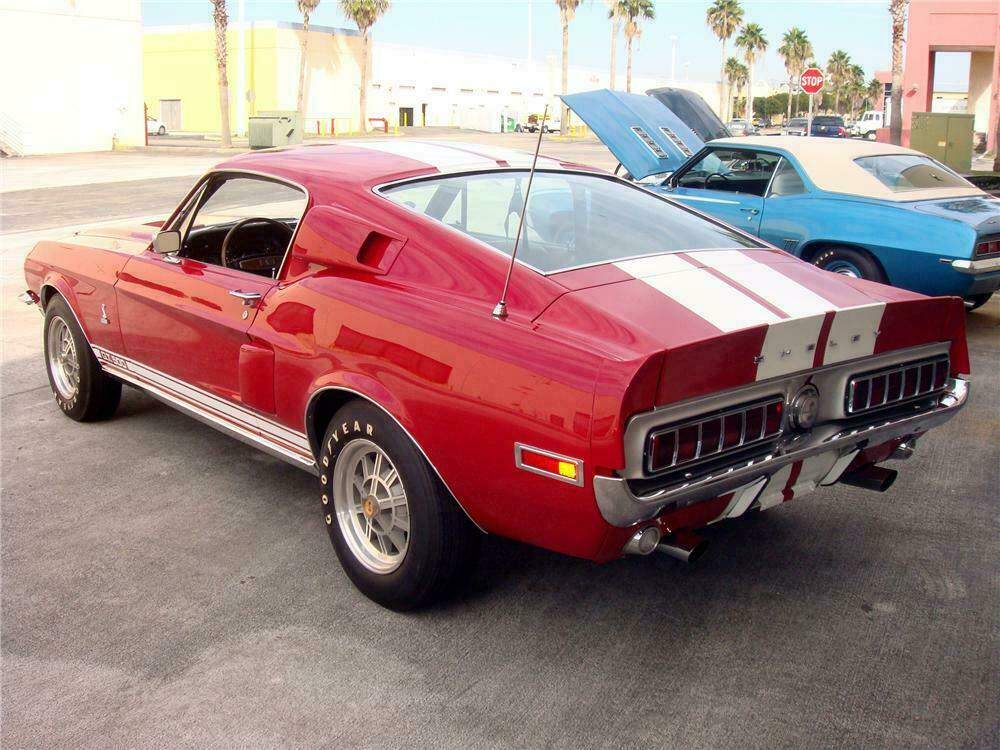 1968 SHELBY GT500 FASTBACK - Rear 3/4 - 102032