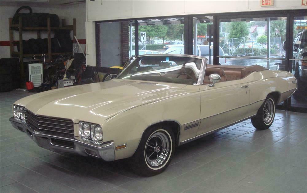 1971 BUICK SKYLARK CUSTOM CONVERTIBLE - Front 3/4 - 102673