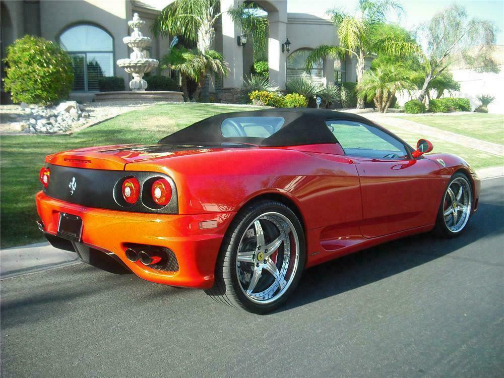2003 FERRARI 360 MODENA SPYDER - Rear 3/4 - 108121