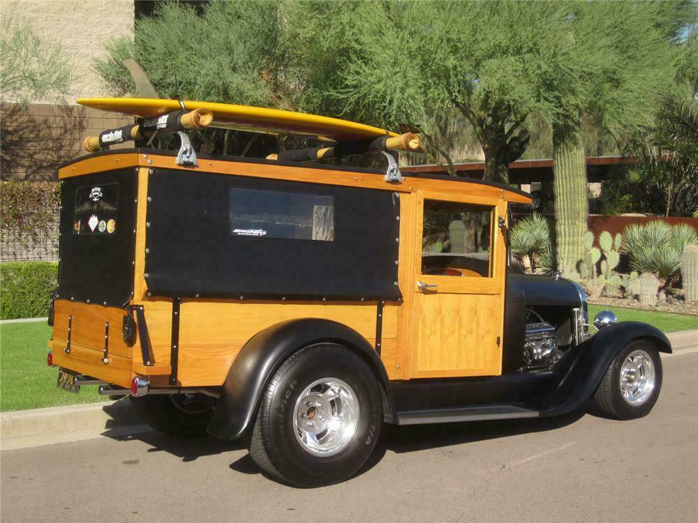 1929 Ford Model A Huckster Custom Woody This particular example, a huckster, was previously owned by the marie nordquist family. 1929 ford model a huckster custom woody