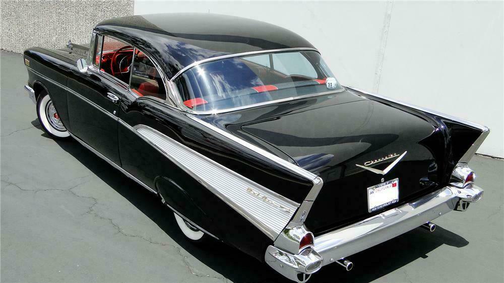 1957 CHEVROLET BEL AIR CUSTOM HARDTOP - Rear 3/4 - 108160