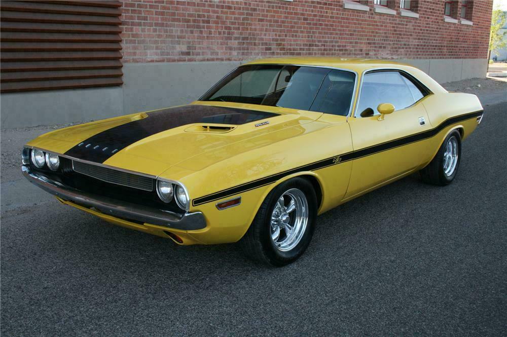 Dodge Challenger 1970 Р¶РµР»С‚С‹Р№