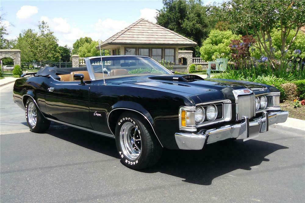 1973 Mercury Cougar Xr7 Convertible Front 34 108186