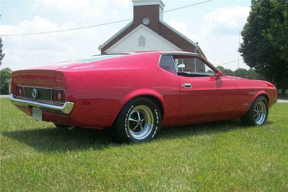 1971 FORD MUSTANG 429 CJ FASTBACK - Side Profile - 108389