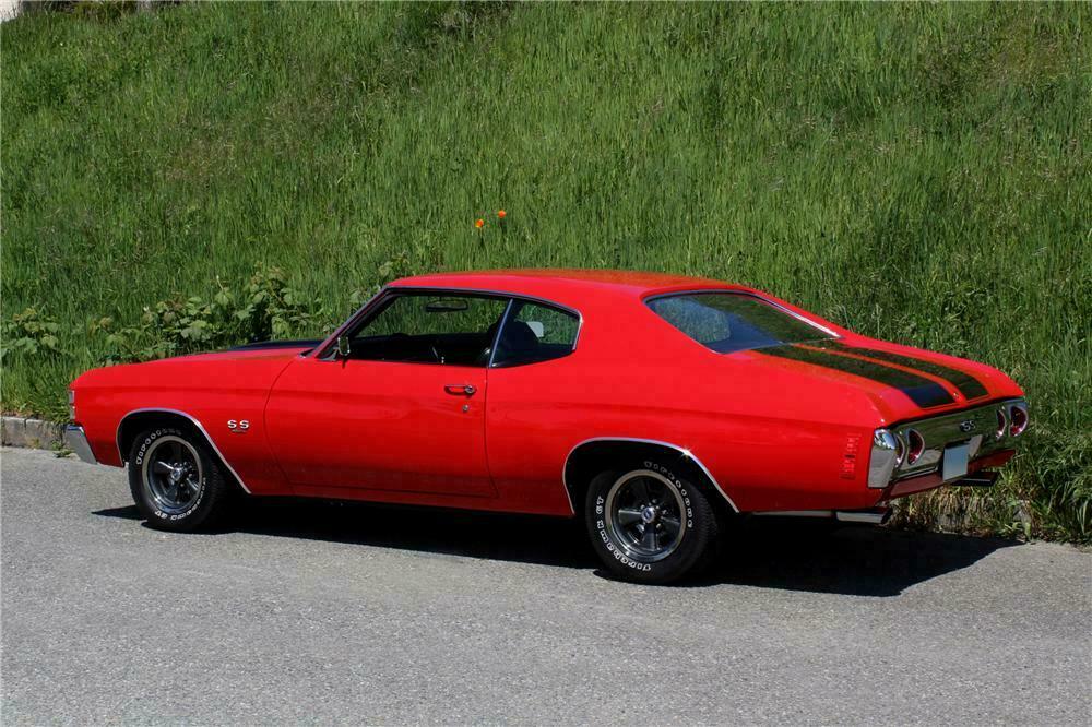 1971 CHEVROLET CHEVELLE SS 2 DOOR COUPE - Rear 3/4 - 108437