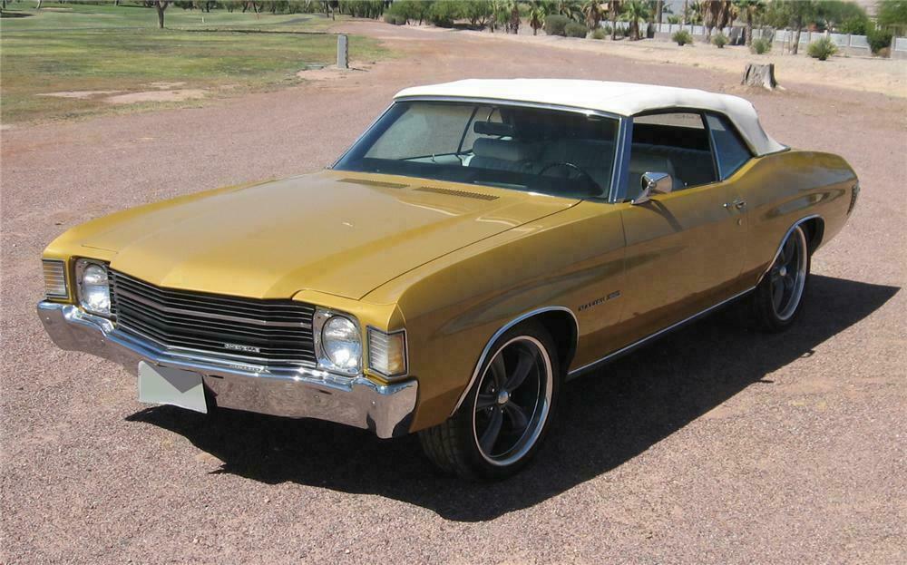 1972 CHEVROLET CHEVELLE MALIBU CONVERTIBLE 1972-chevrolet-chevelle-malibu-convertible