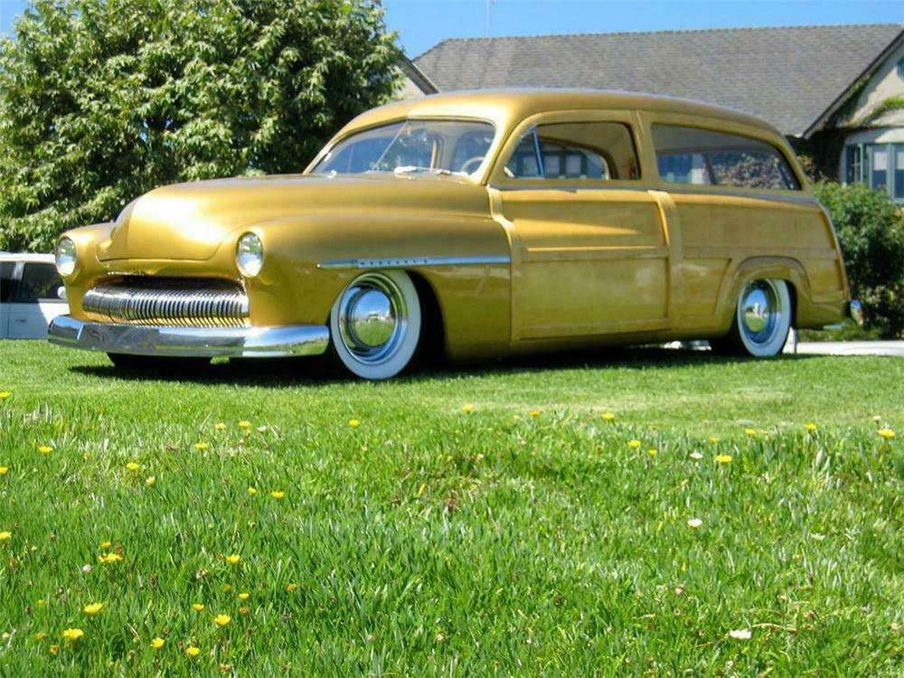 1950 MERCURY CUSTOM WOODY WAGON - Front 3/4 - 108727