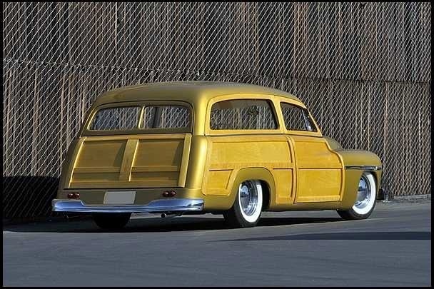 1950 MERCURY CUSTOM WOODY WAGON - Rear 3/4 - 108727