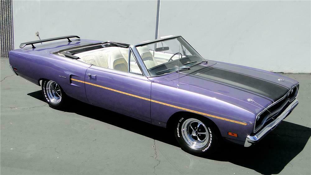 1970 PLYMOUTH ROAD RUNNER CONVERTIBLE - Front 3/4 - 112828