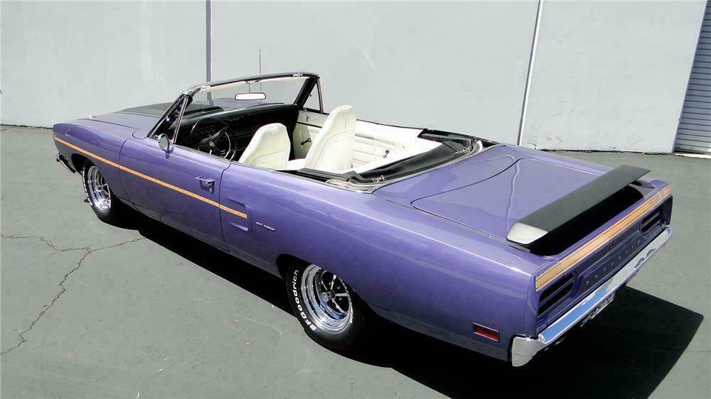1970 PLYMOUTH ROAD RUNNER CONVERTIBLE - Rear 3/4 - 112828