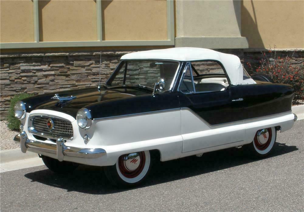 1960 Nash Metropolitan Convertible Coupe Ref. #57222 Factory Photo 